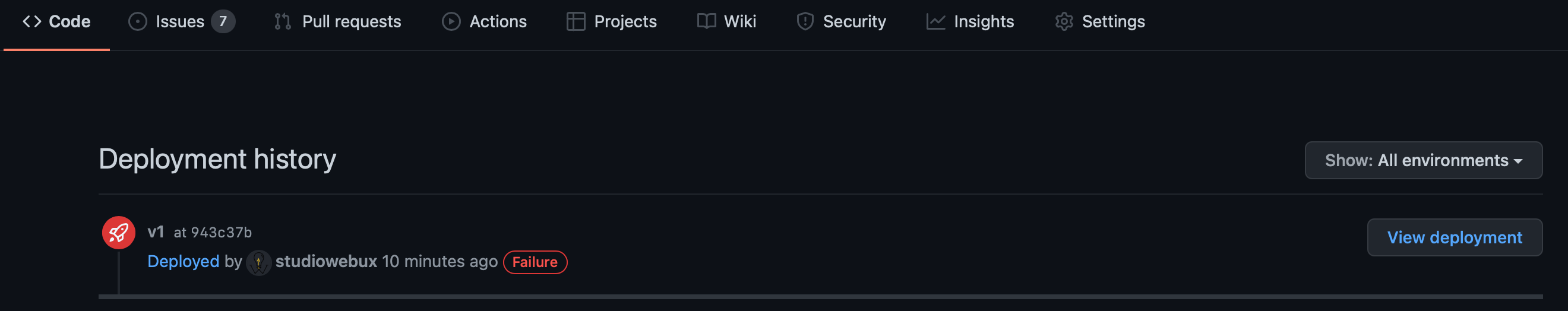 Github Deployment