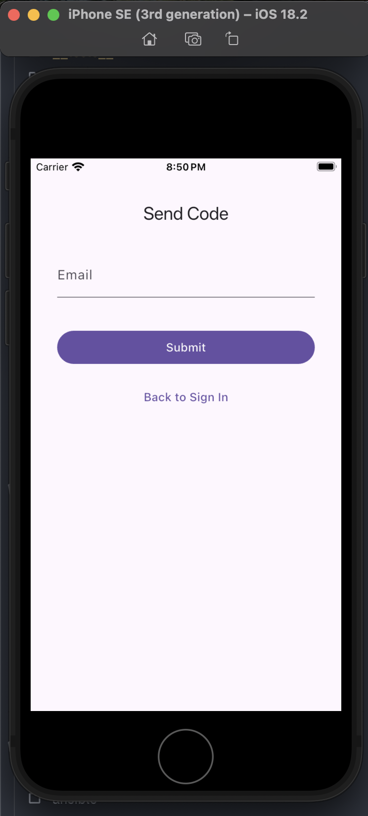 Lost Password Page